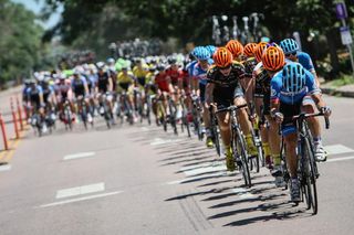 Garmin-Sharp takes charge of the chase on stage 4 of the USA Pro Challenge in Colorado Springs