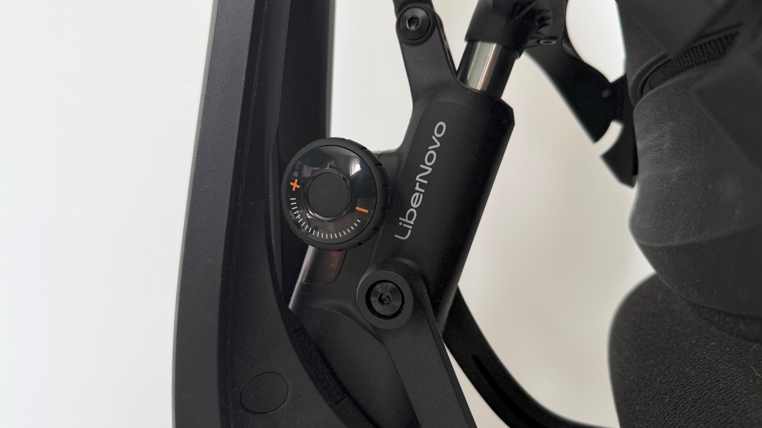 The non-electric lumbar controls on the LiberNovo Omni SE