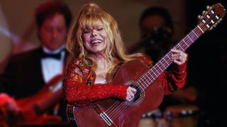 TXY93M Charo performs at the Human Rights Campaign's Los Angeles Gala Dinner in Los Angeles, California on March 25, 2006.