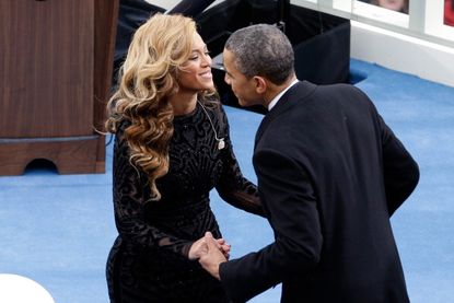 Former President Obama with Beyoncé