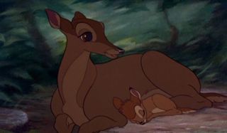 Bambi and his Mother