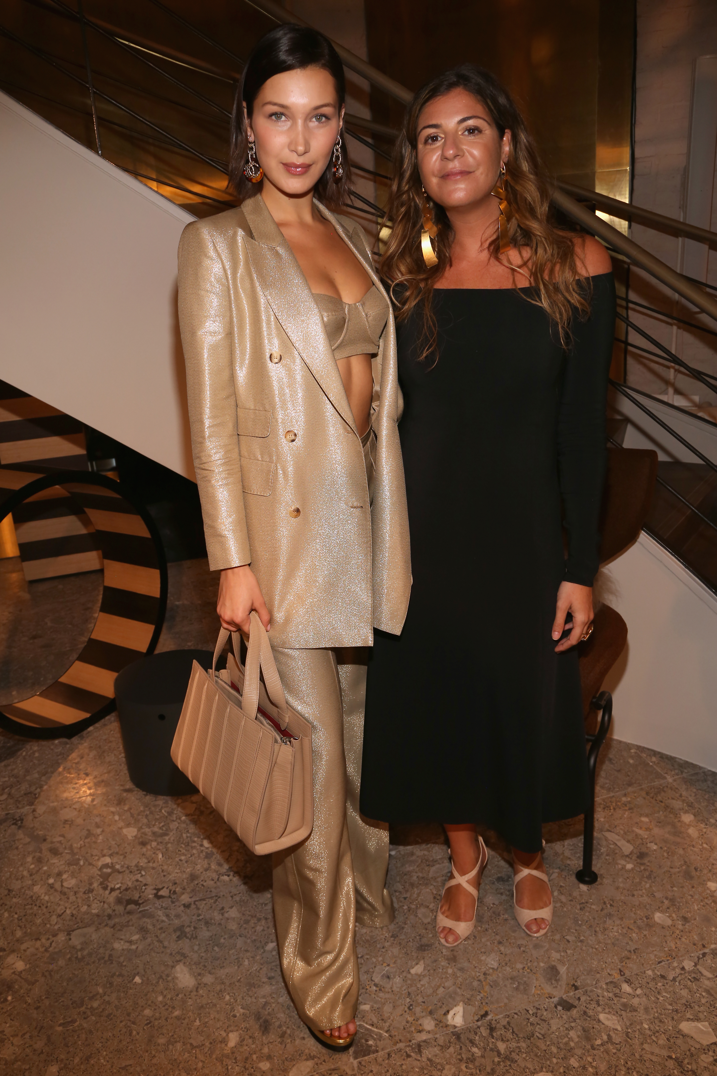 Bella Hadid attended a Max Mara event with the Whitney bag in tow