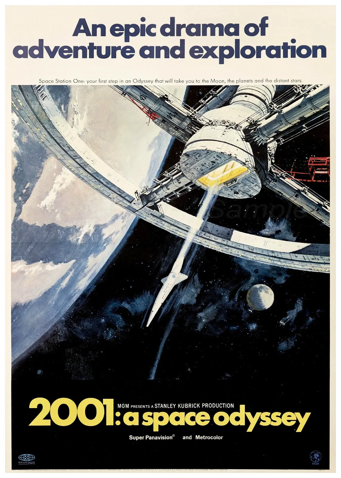 Movie poster for 2001 A Space Odyssey
