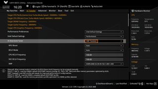 Asus BIOS settings call XMP 3, XMP Tweaked