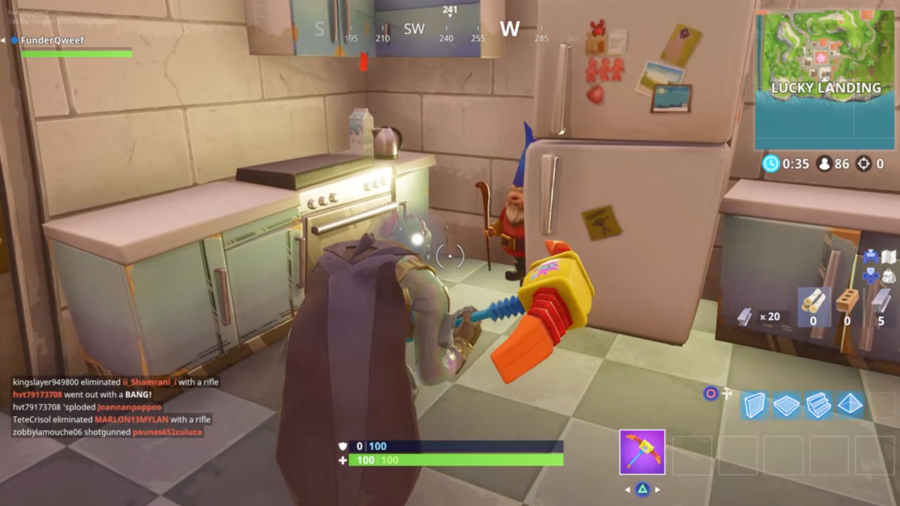 search hungry gnomes in fortnite all the fortnite hungry gnome locations gamesradar - noms challenge fortnite