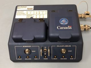 Canadian Space Agency's Bio-Analyzer, which is about the size of a video game console, will test body fluids such as blood, saliva and urine.