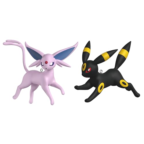 Hallmark Keepsake Christmas Ornaments 2026, Pok&amp;eacute;mon Espeon and Umbreon, Set of 2, Gifts for Gamers