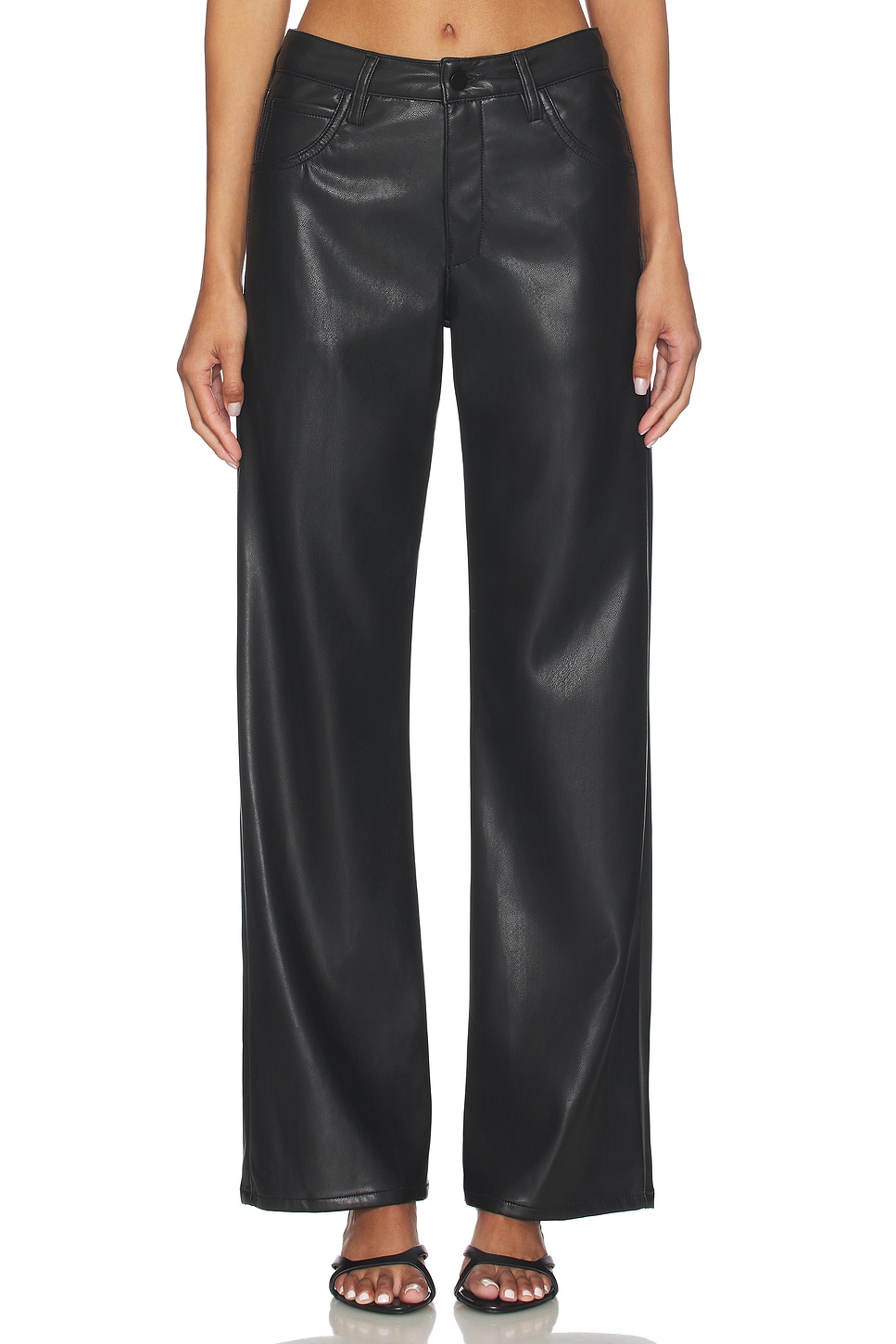 Leather Straight Leg