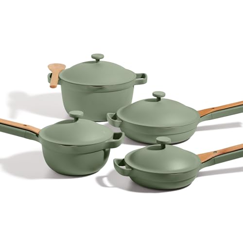 Our Place Cookware Set, 13-Piece Ceramic Nonstick Pots &amp;amp; Pans With Utensils