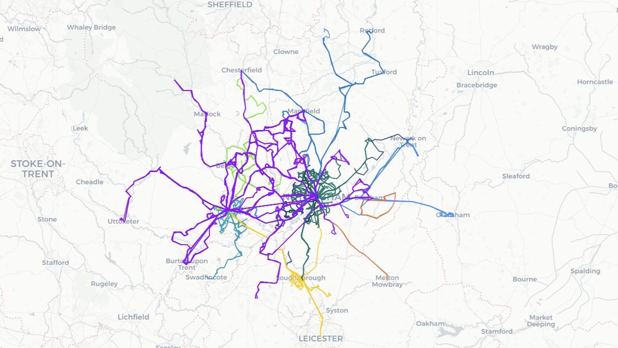 ride east midlands app