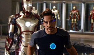 Tony Stark looking serious.