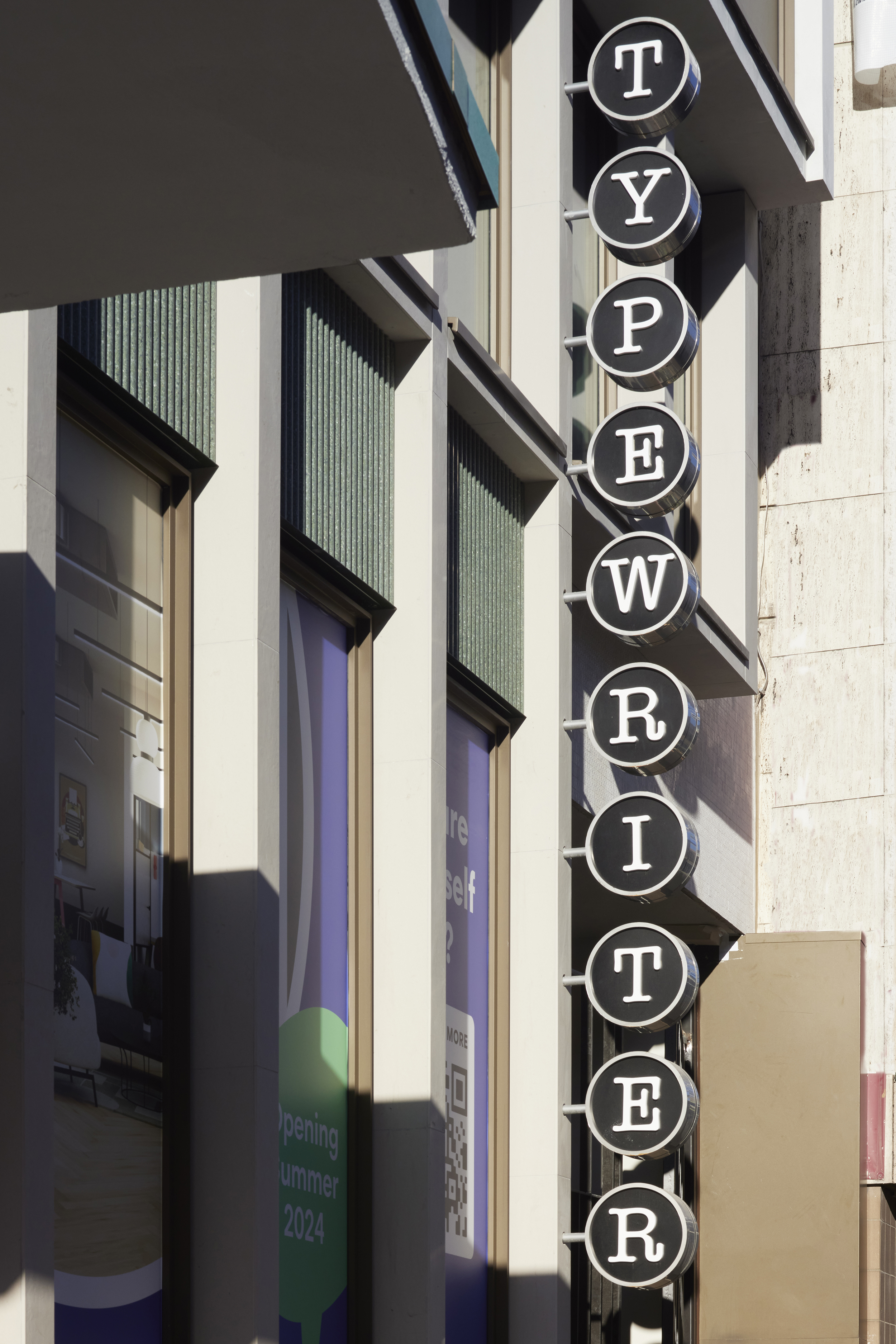 exterior of typewriter building in London