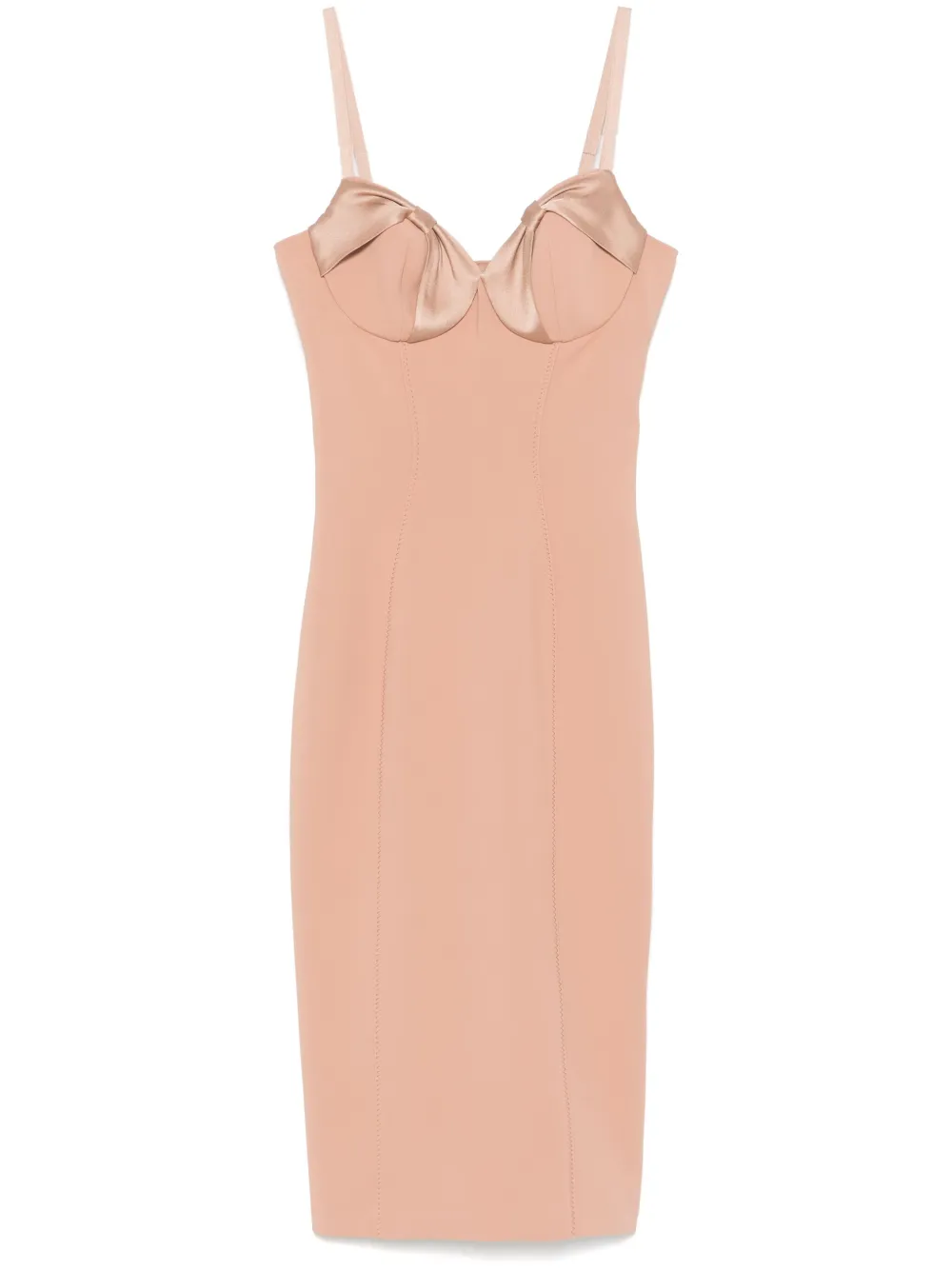 Elisabetta Franchi Bow-Embellishment Midi Dress | 46