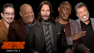 Hiroyuki Sanada, Laurence Fishburne, Keanu Reeves, Lance Reddick and Ian McShane in an interview with CinemaBlend