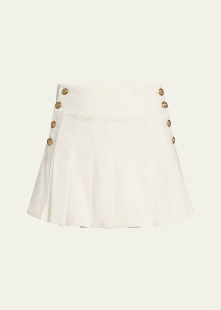 Lanna Pleated Mini Skirt