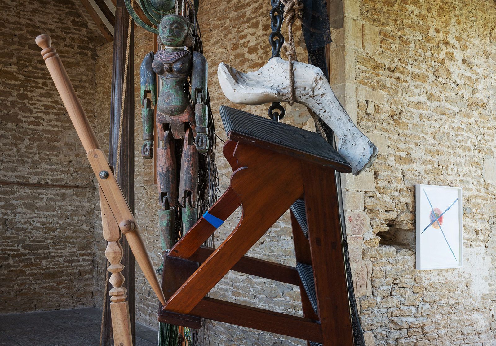 Installation view of ‘Bharti Kher. A Wonderful Anarchy’ at Hauser & Wirth Somerset