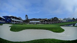 A view of the 18th green at Torrey Pines