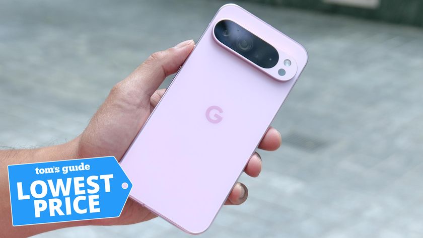 google pixel 9 pro xl in pink with a lowest price deal tag