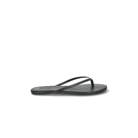 Time and Tru Women's Barely There Sandals, Wide Width Available