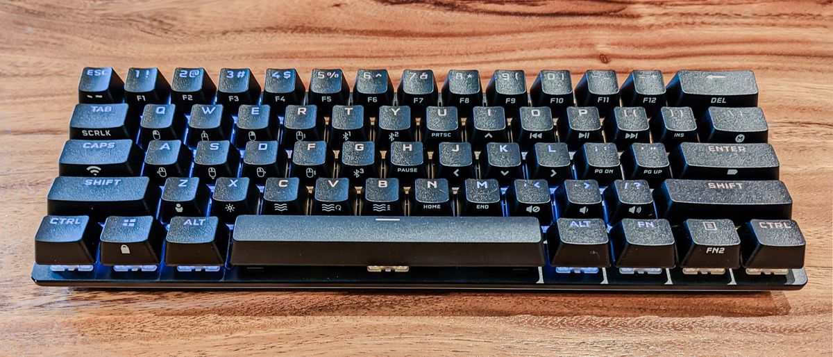 Corsair K70 Pro Mini Wireless on desk