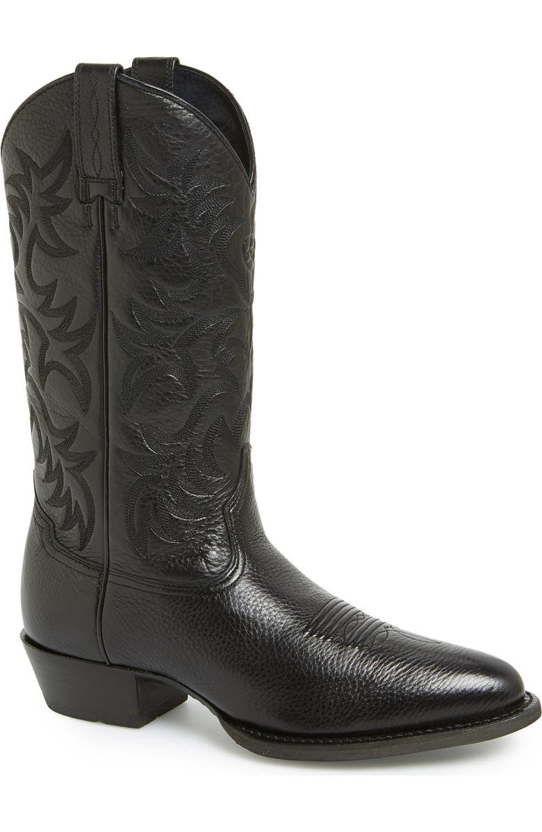 &#039;heritage&#039; Leather Cowboy R-Toe Boot