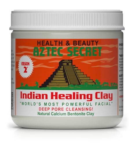 Aztec Secret &amp;ndash; Indian Healing Clay 1 Lb &amp;ndash; Deep Pore Cleansing Facial &amp;amp; Body Mask &amp;ndash; the Original 100% Natural Calcium Bentonite Clay &amp;ndash; New Version 2
