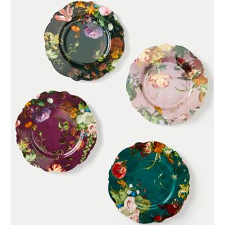 floral side plates