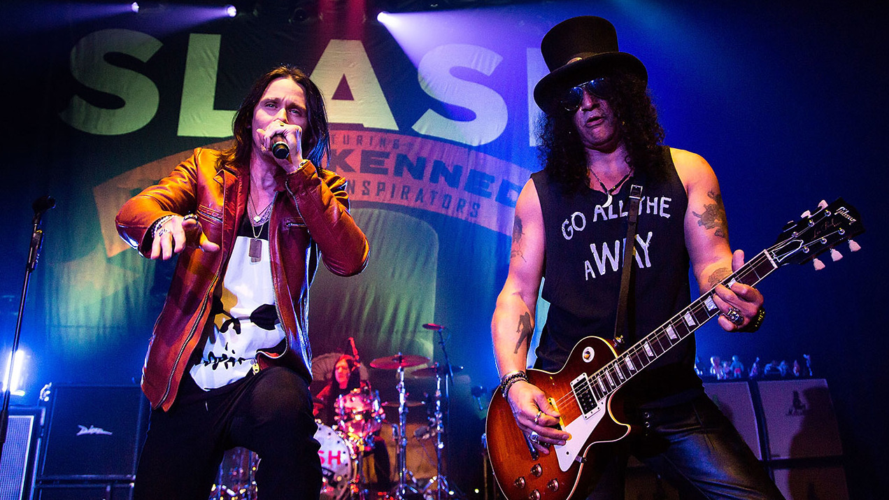 Myles Kennedy and Slash