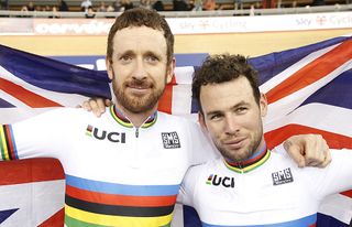 Bradley Wiggins and Mark Cavendish 2016 Madison World Champions