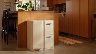 Caraway Trash shown in kitchen