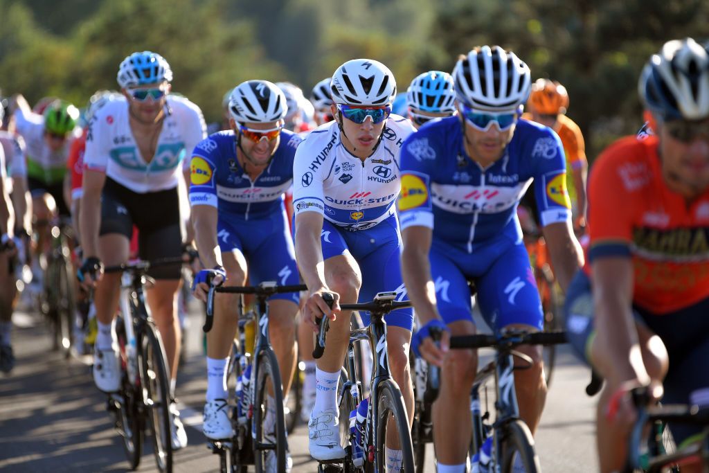 Quick-Step Floors protects Alvaro Hodeg