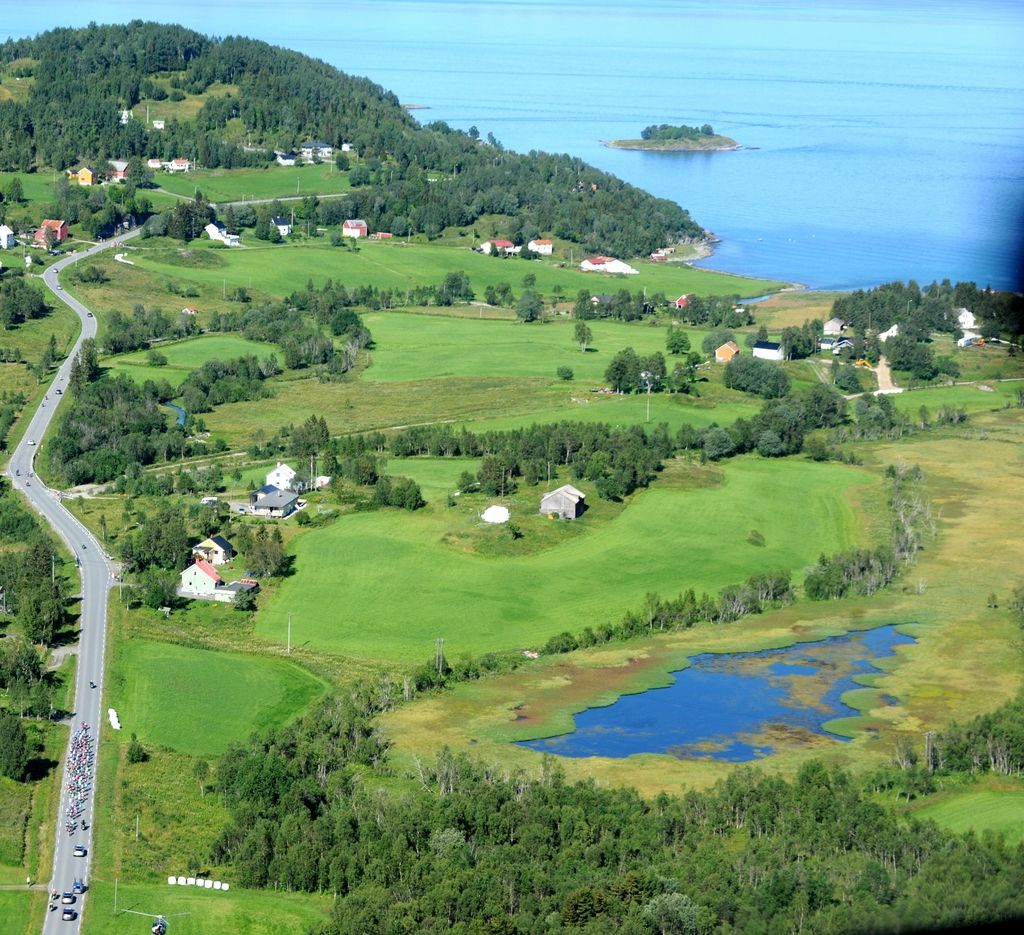 Lots of green landscapes during the final stage