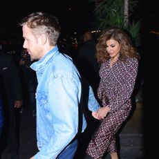 Ryan Gosling and Eva Mendes arrive at the SNL after party in New York in 2017