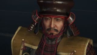 Nioh 3 shogun in plate armor helmet