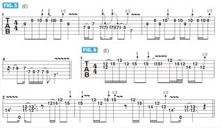 Sheet music for Jared James Nichols' lesson in Guitar World issue 588