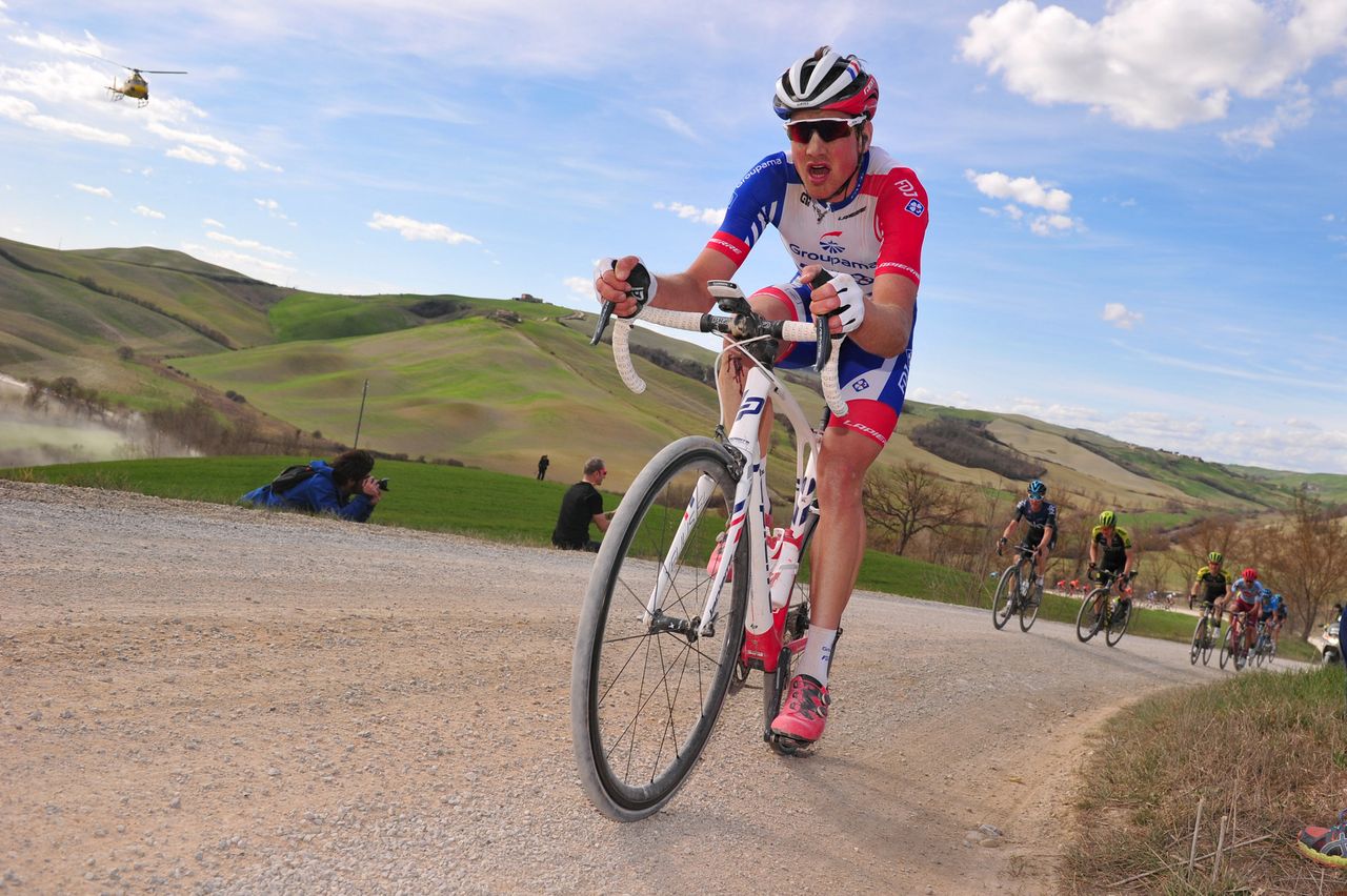 Stefan Kung (Groupama-FDJ) in Strade Bianche
