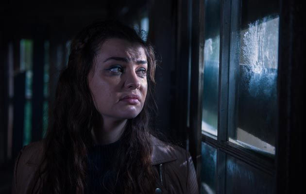 Celine in the Shack in Hollyoaks