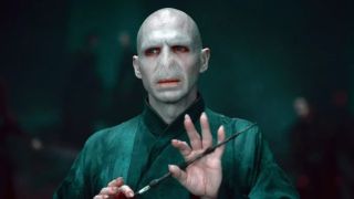 Ralph Fiennes as Voldemort in Harry Potter