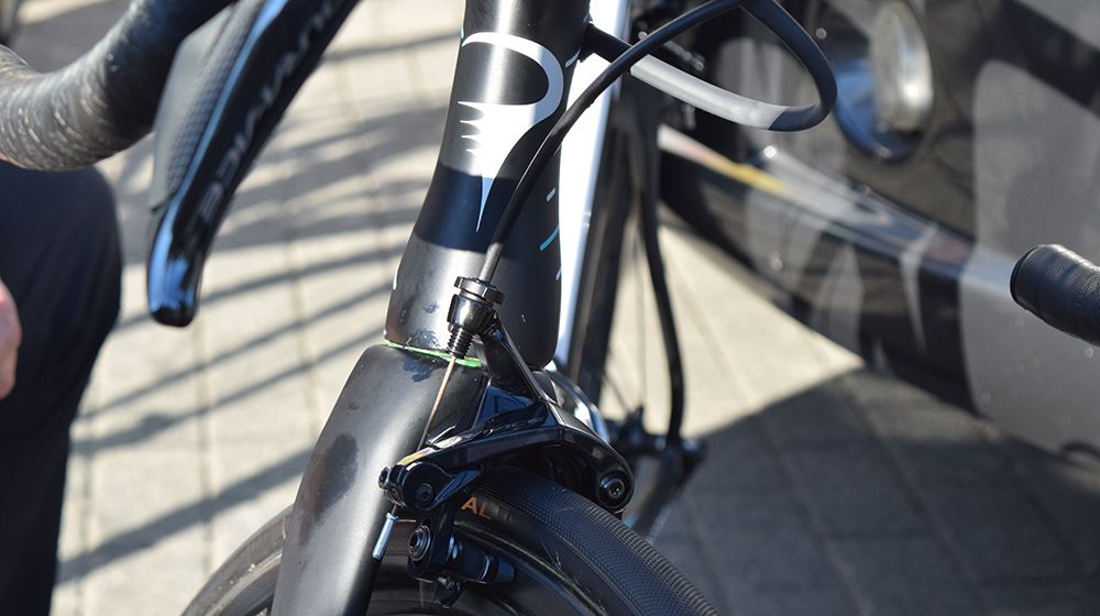 Fresh bearings and heavily greased headsets for Team Sky in preparation for the cobbles of Kuurne-Brussel-Kuurne