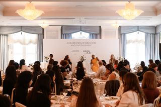 women attending a Marie Claire x Cle de Peau Beaute launch