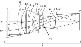 The addition of a concave apodization element produces the defocus smoothing effect in the Canon patent
