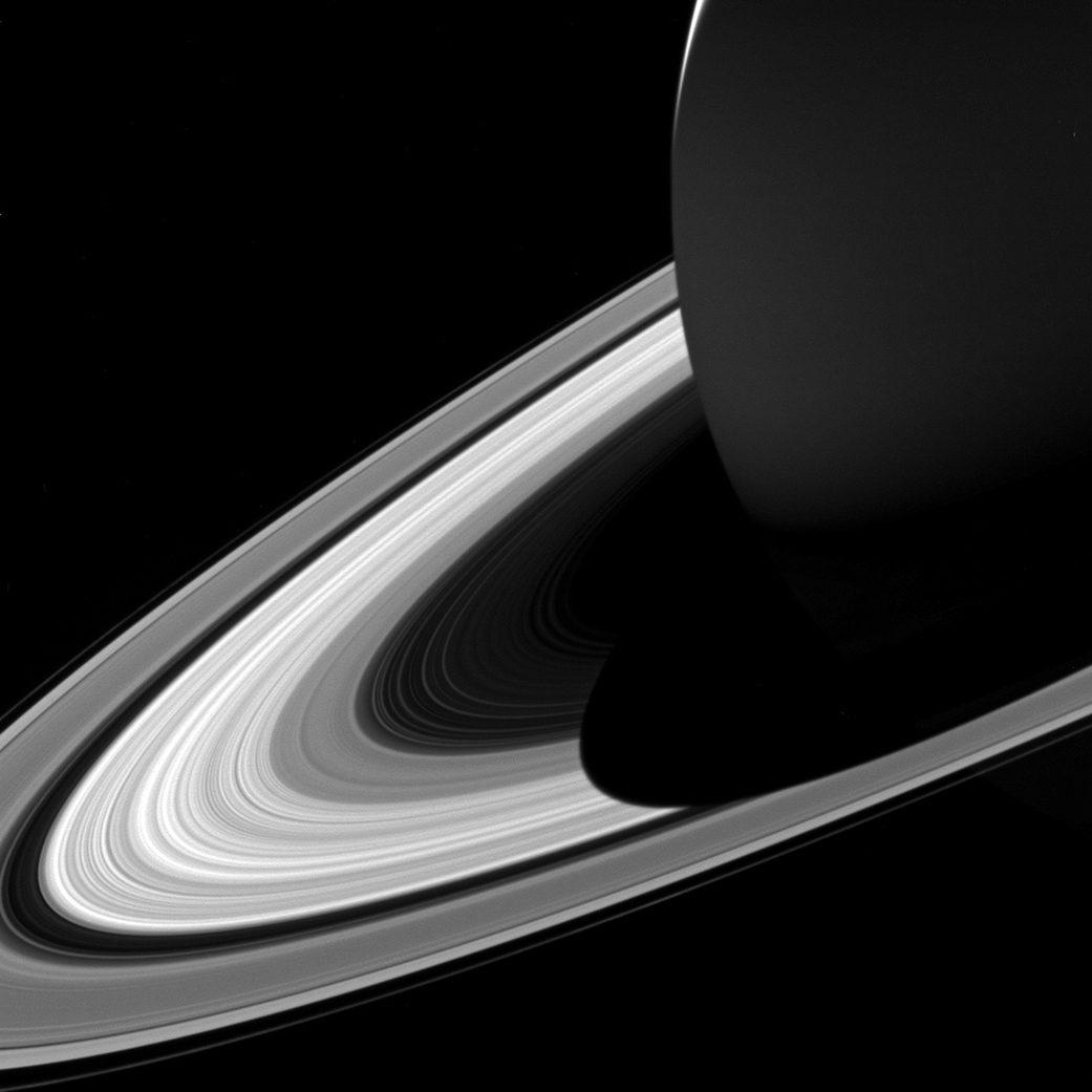 Saturn Shadow and Rings