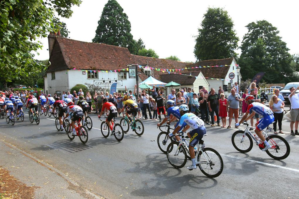 The 2019 RideLondon peloton