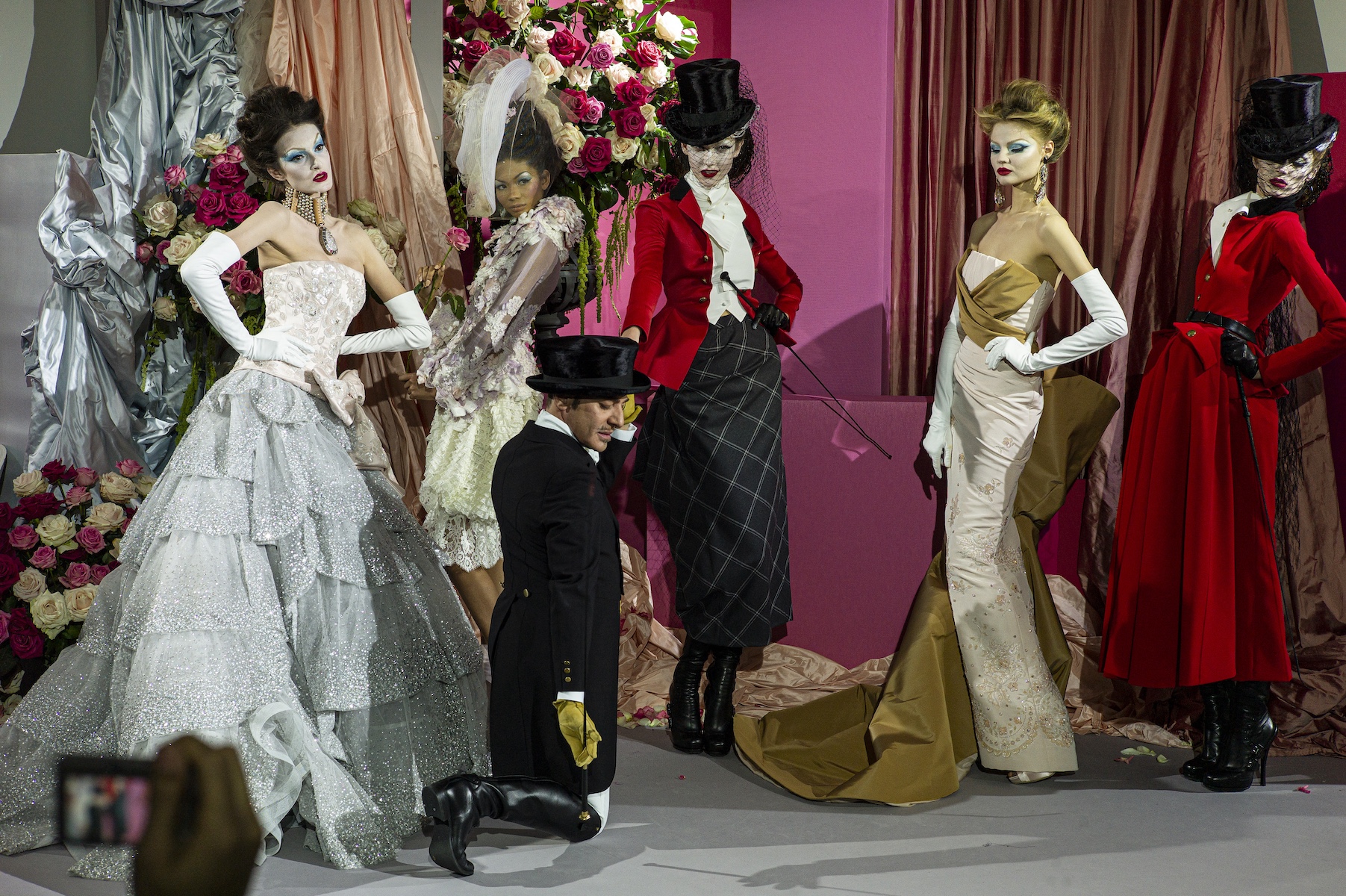 John Galliano on Dior Runway