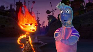 Ember and Wade in Elemental