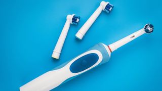 Electric toothbrush with replacement heads