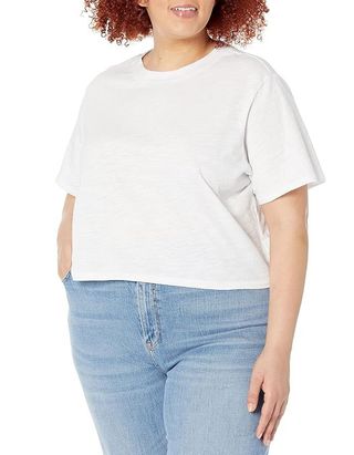 The Drop + Sydney Short-Sleeve Cropped Crew