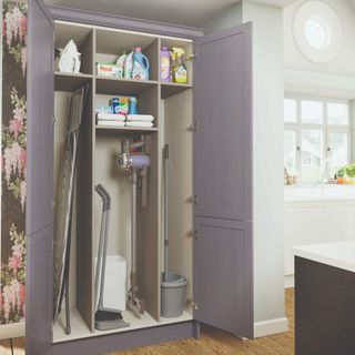 small laundry room cabinet