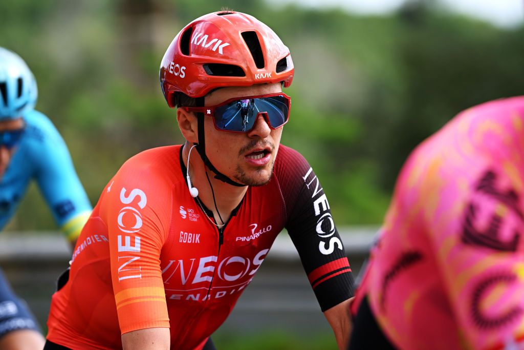 LAGOS PORTUGAL FEBRUARY 14 Thomas Pidcock of The United Kingdom and Team INEOS Grenadiers competes during the 50th Volta ao Algarve em Bicicleta 2024 Stage 1 a 2008km stage from Portimao to Lagos on February 14 2024 in Lagos Portugal Photo by Dario BelingheriGetty Images