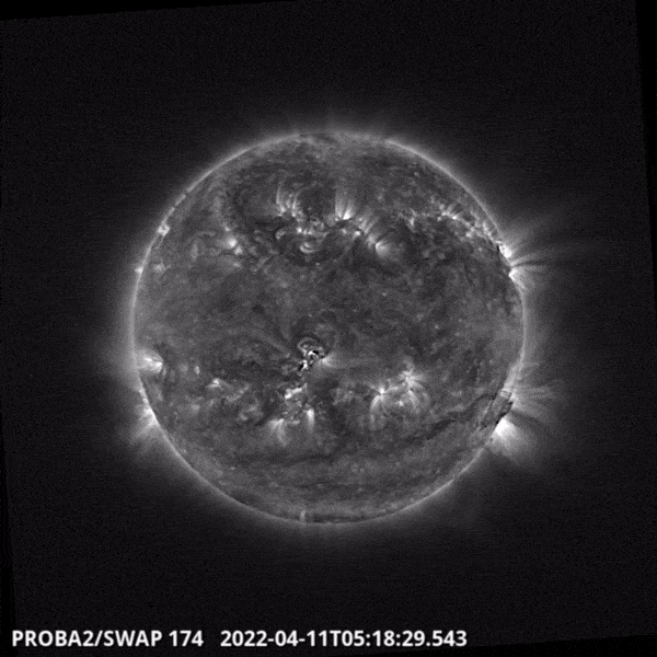 A solar flare and coronal mass ejection were observed being launched from &ldquo;dead&rdquo; sunspot AR 2987 on April 11, 2022.
